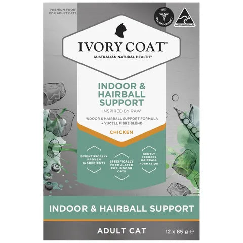 IVORY COAT RAW HEALTH CAT ADULT KANGAROO INDOOR 85GX12