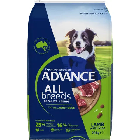 ADVANCE DOG ALL BREED LAMB WITH RICE 20KG