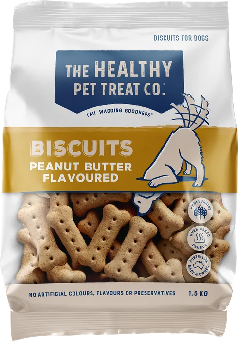 HEALTHY PET TREAT COMPANY Peanut Butter Biscuits 1.5kg