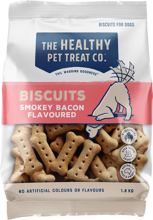 HEALTHY PET TREAT COMPANY Smokey Bacon Biscuits 1.5kg