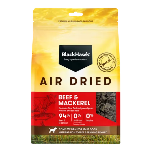 BLACK HAWK AIR DRIED BEEF MACKEREL