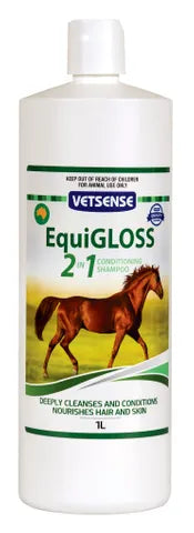 VETSENSE EQUIGLOSS 2 IN 1 1L