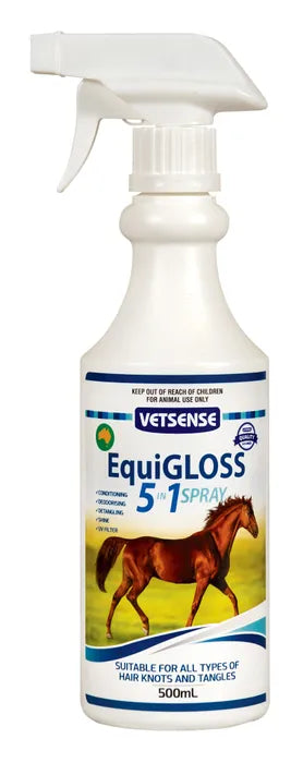 VETSENSE EQUIGLOSS 5 IN 1 500ML