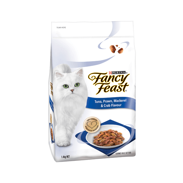 Fancy Feast Tuna Prawn Mackerel & Crab Flavour Cat Food