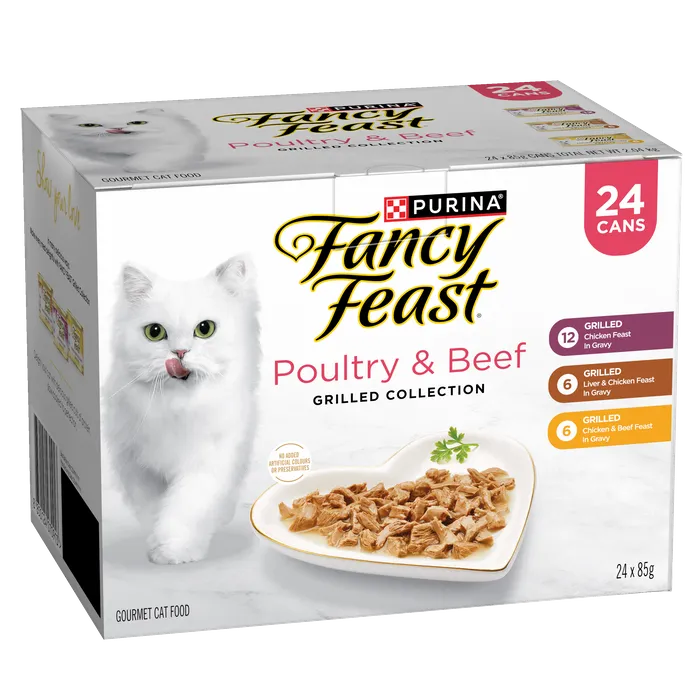 Fancy Feast Grilled Poultry & Beef Collection 24x85g