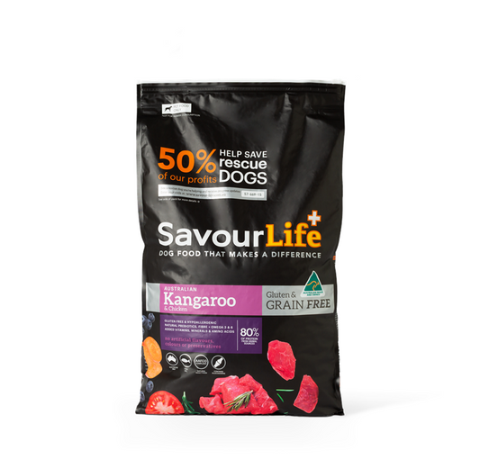 Savour Life Grain Free Food Australian Kangaroo & Chicken Dry Food