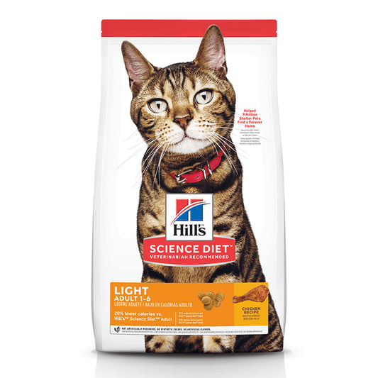 Hill's Science Diet Adult Light 1-6 Chicken Recipe Cat Dry Food