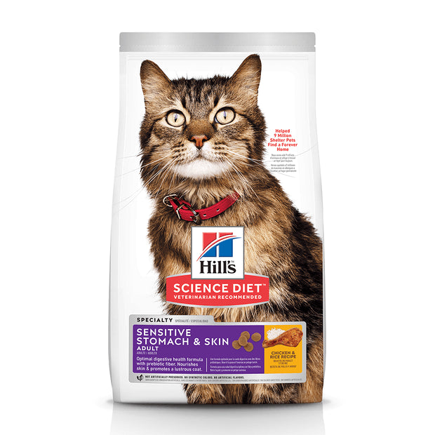 Hill's Science Diet Sensitive Stomach & Skin Cat Dry Food