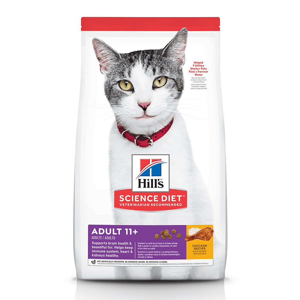 Hill's Science Diet  Adult 11+ Chicken Recipe Cat Food