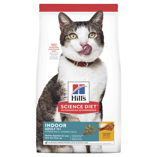 Hill's Science Diet Adult Indoor 11+ Chicken Recipe Cat Dry Food