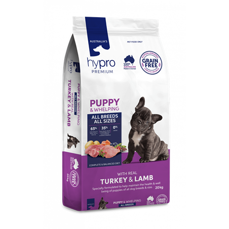 Hypro Premium Grain Free Turkey & Lamb Puppy & Whelping Dry Dog Food