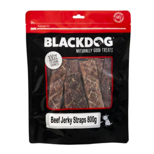 Black dog Beef Jerky Straps 150g & 800g