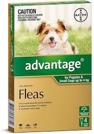 Advantage Green for Puppies and Dogs up to 4kg