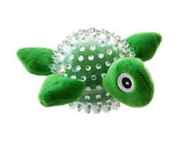 All Pet Ruff Play Plush Turtle  In Ball