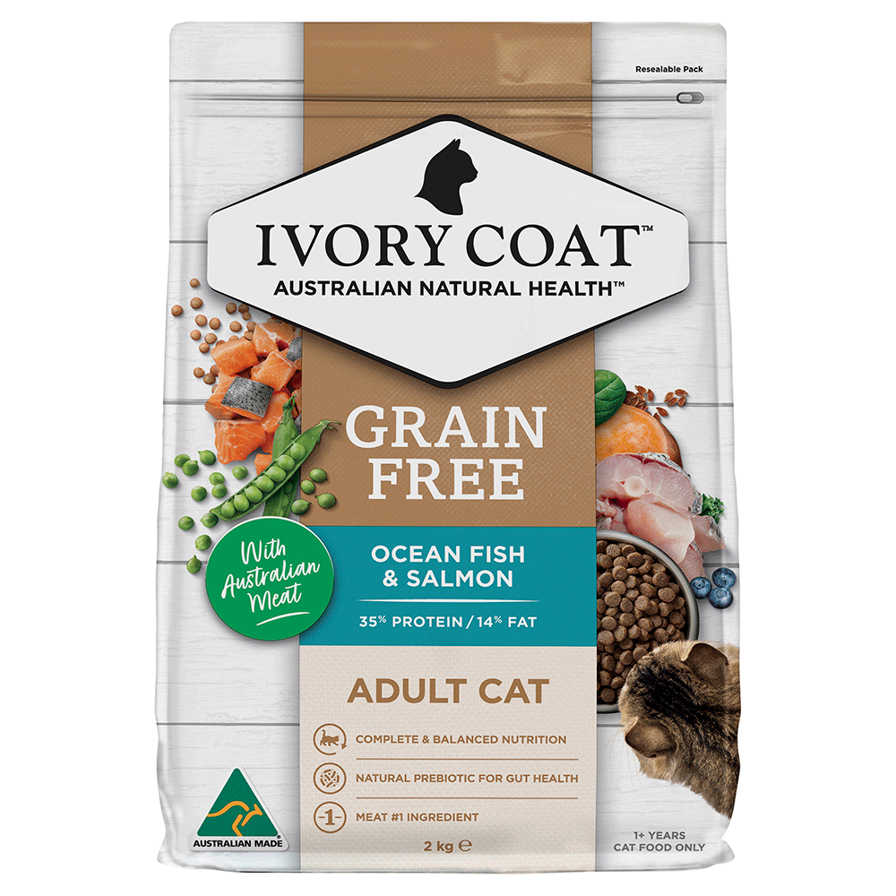 Ivory Coat Grain Free Adult Cat Ocean Fish & Salmon Cat Food