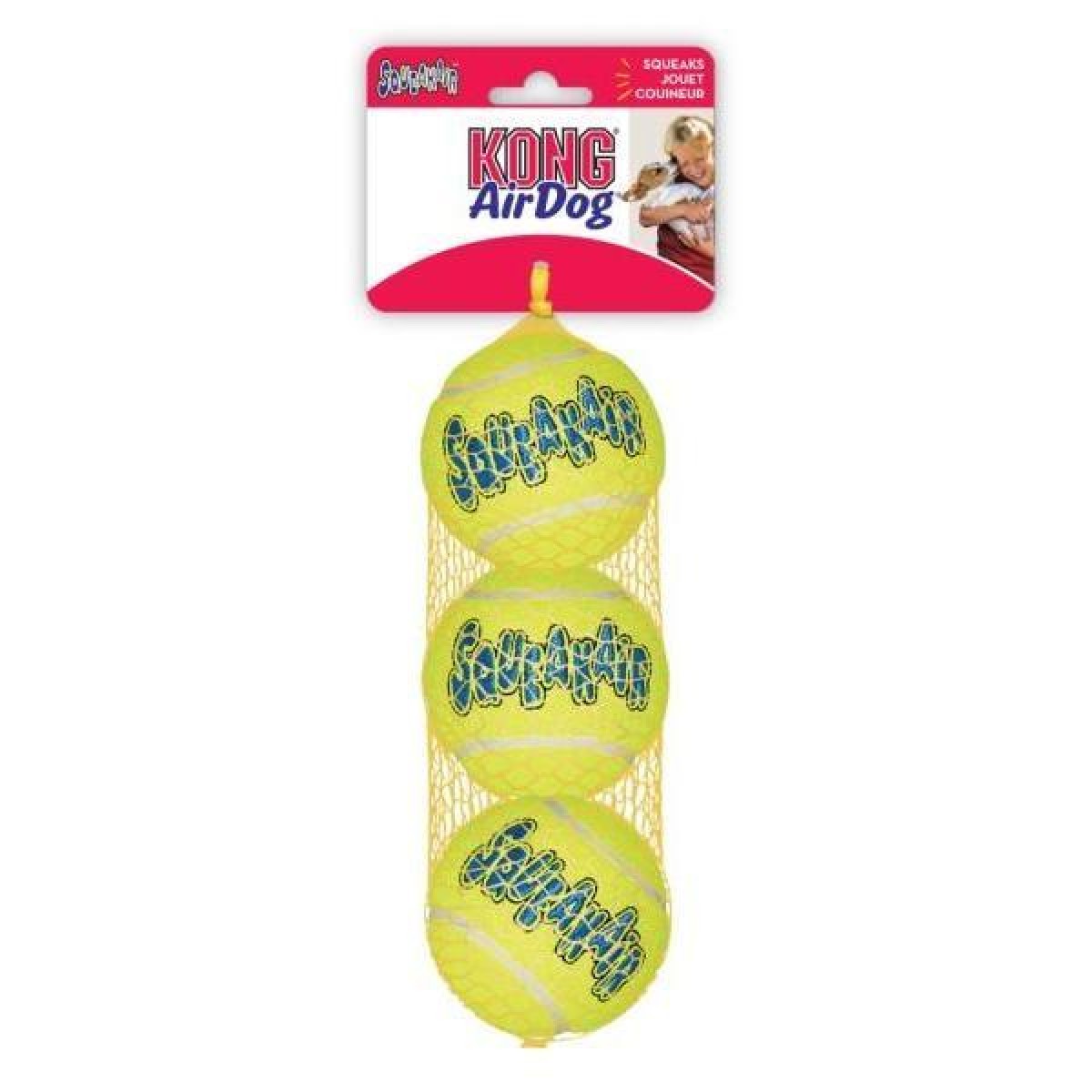 Kong Squeak Air Squeaker Balls Medium