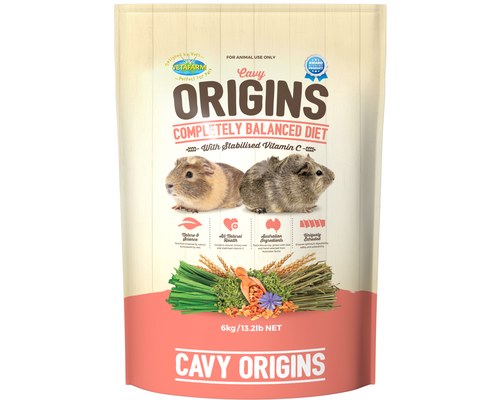 Vetafarm Cavy Origins Completely Balanced Guinea Pig Pellets