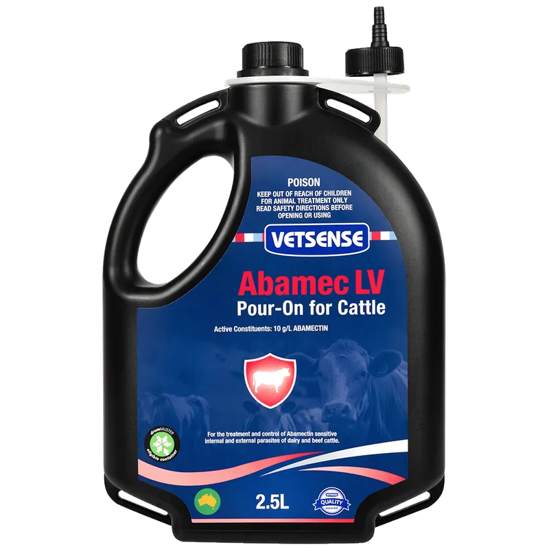 VETSENSE ABAMEC LV CATTLE POUR-ON 2.5L