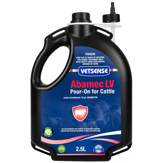 VETSENSE ABAMEC LV CATTLE POUR-ON 2.5L