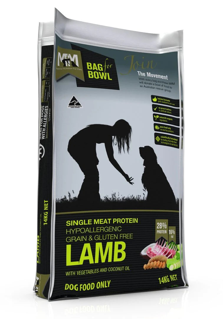 Meals For Mutts Dry Dog Food Single Protein Grain Free Lamb