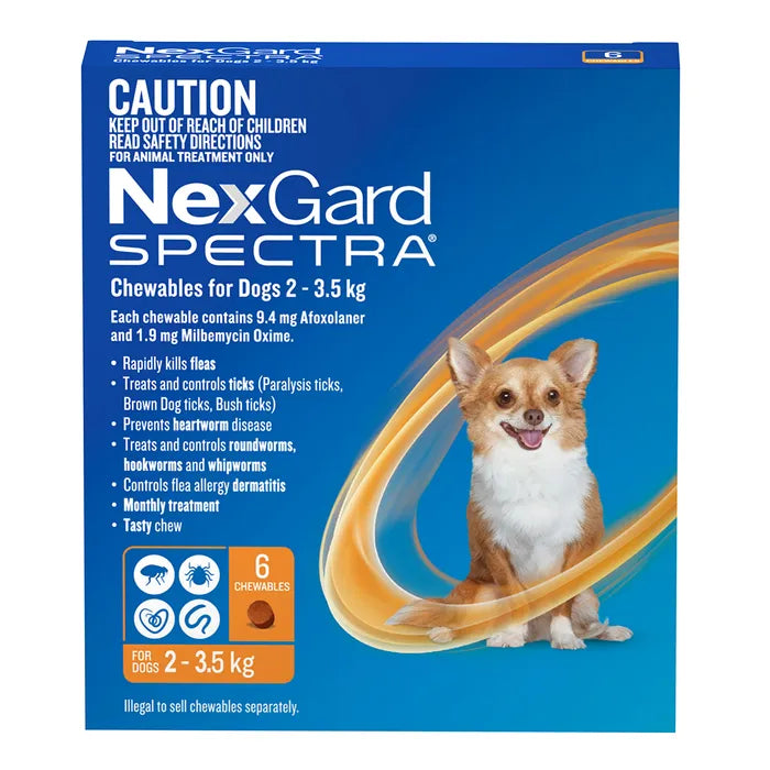 NEXGARD Spectra Orange 1.35-3.5kg