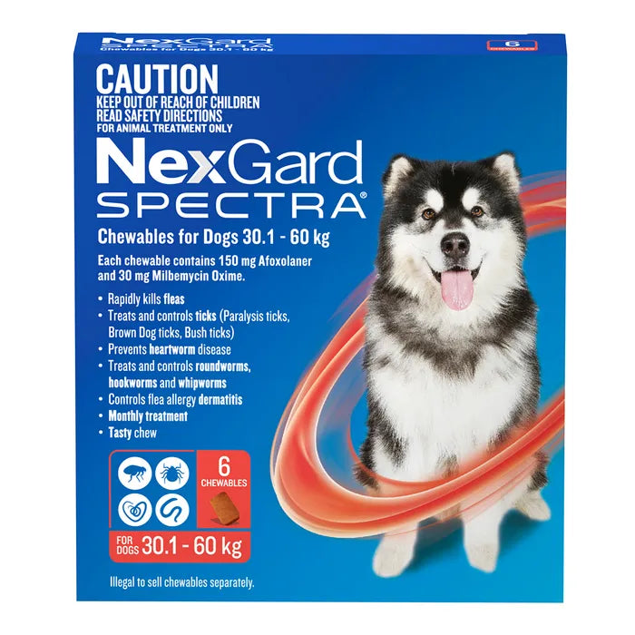 NEXGARD Spectra Red 30.1-60kg