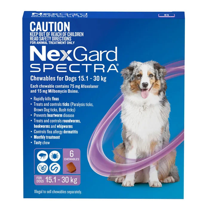 NEXGARD Spectra Purple 15.1kg-30kg