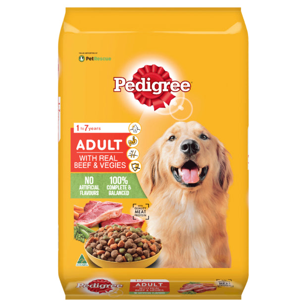 PEDIGREE Adult Dry Dog Food With Real Beef & Veggies