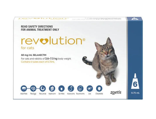 Revolution Blue for Cats 2.6-7.5kg