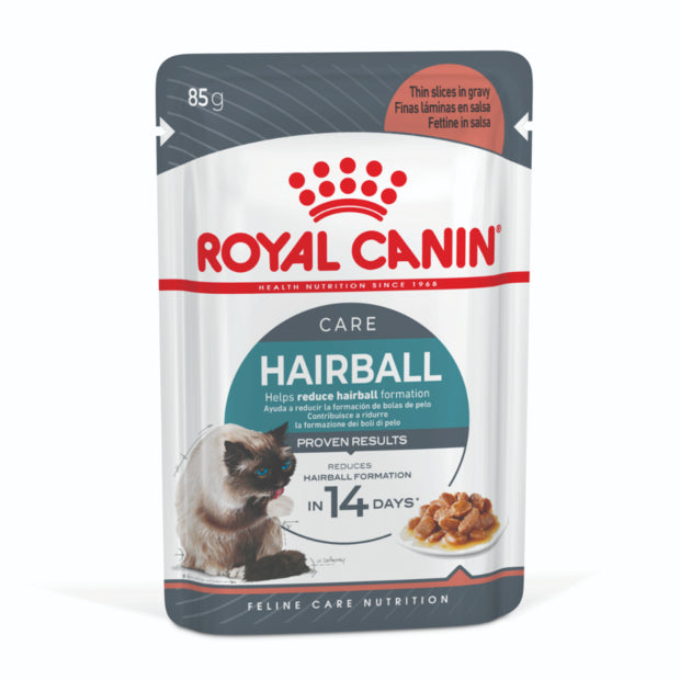 Royal Canin Hairball Gravy Pouches 12x85g