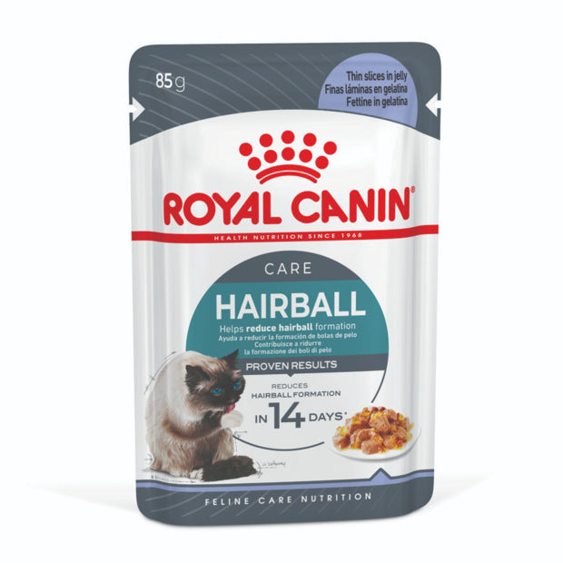 Royal Canin Hairball Jelly Pouches 12x85g