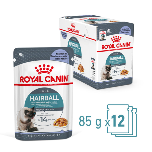 Royal Canin Hairball Jelly Pouches 12x85g