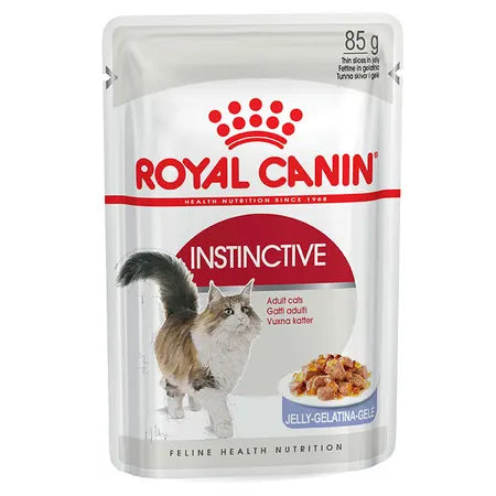 Royal Canin Adult Instinctive jelly Pouches Cat Food 12x85g