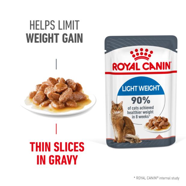 Royal Canin Light Weight Care Gravy Pouches 12x85g