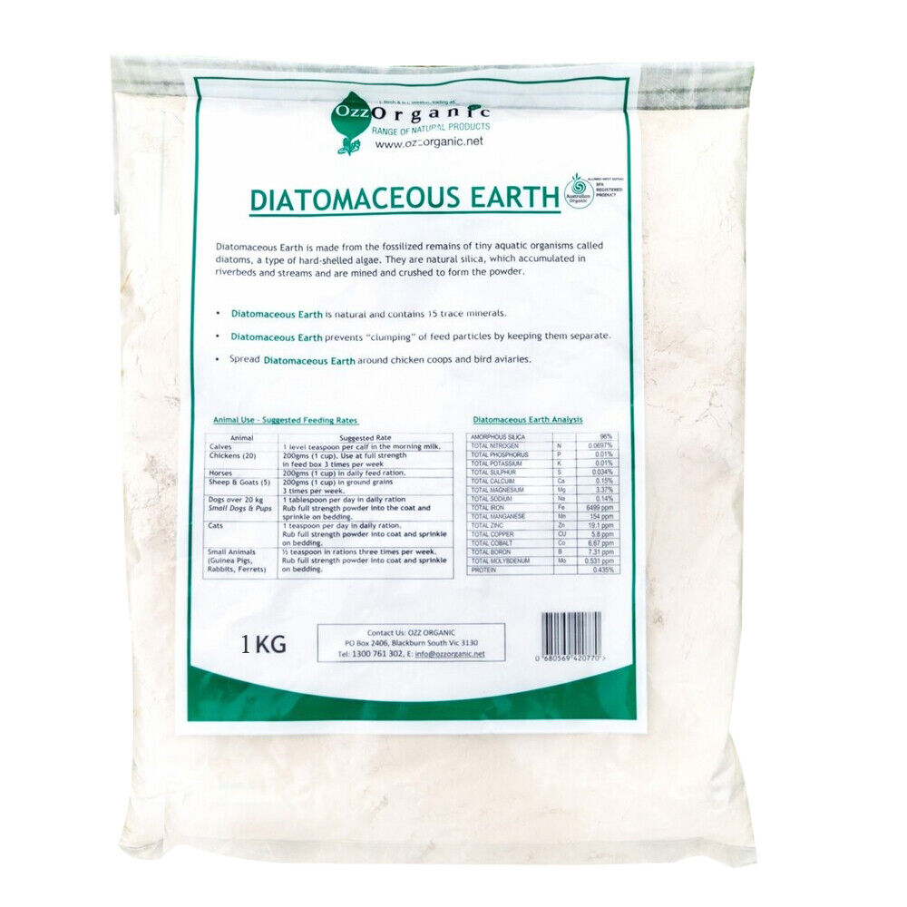 Cat Flea Powder Made From Diatomaceous Earth photo