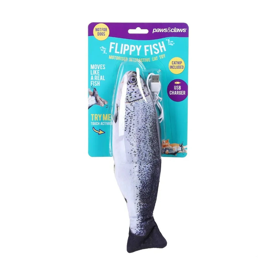 Paws & Claws Flippy Fish Toy