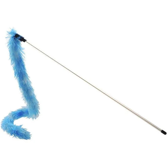 All Pet Pounce & Play Teaser Wand Blue