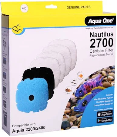 Aqua One Nautilus 2700 Media Set 41P (25041P)