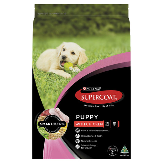 SUPERCOAT Puppy Chicken Dry Dog Food