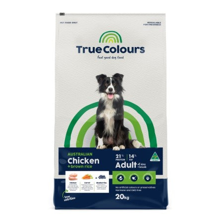 True Colours Adult Chicken & Brown Rice Dry Food