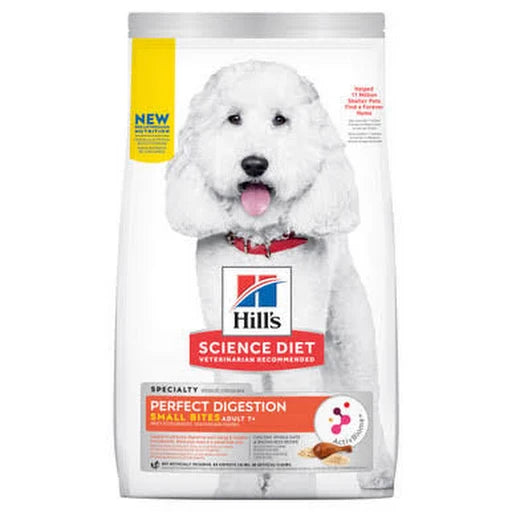 Hill's Science Diet Perfect Digestion Adult 7+ Small Bites Dry Dog Food 5.44kg