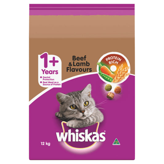 Whiskas Beef & Lamb Flavours Dry Cat Food