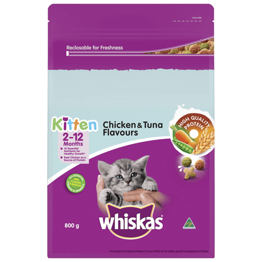 Whiskas Kitten Chicken & Tuna Flavours Cat Dry Food