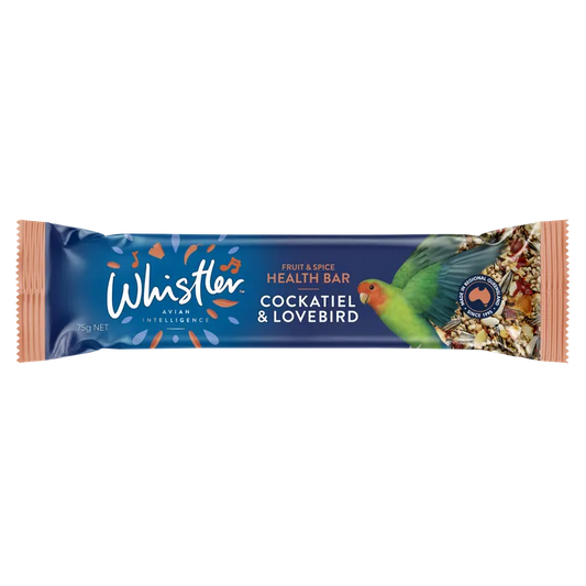 Whistler Heathy Bars Cockatiel & Lovebird 85g